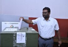 Collector exercises his right to vote