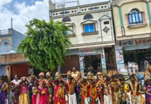 Grand Celebration of Bonalu Festival at Chathurasra School